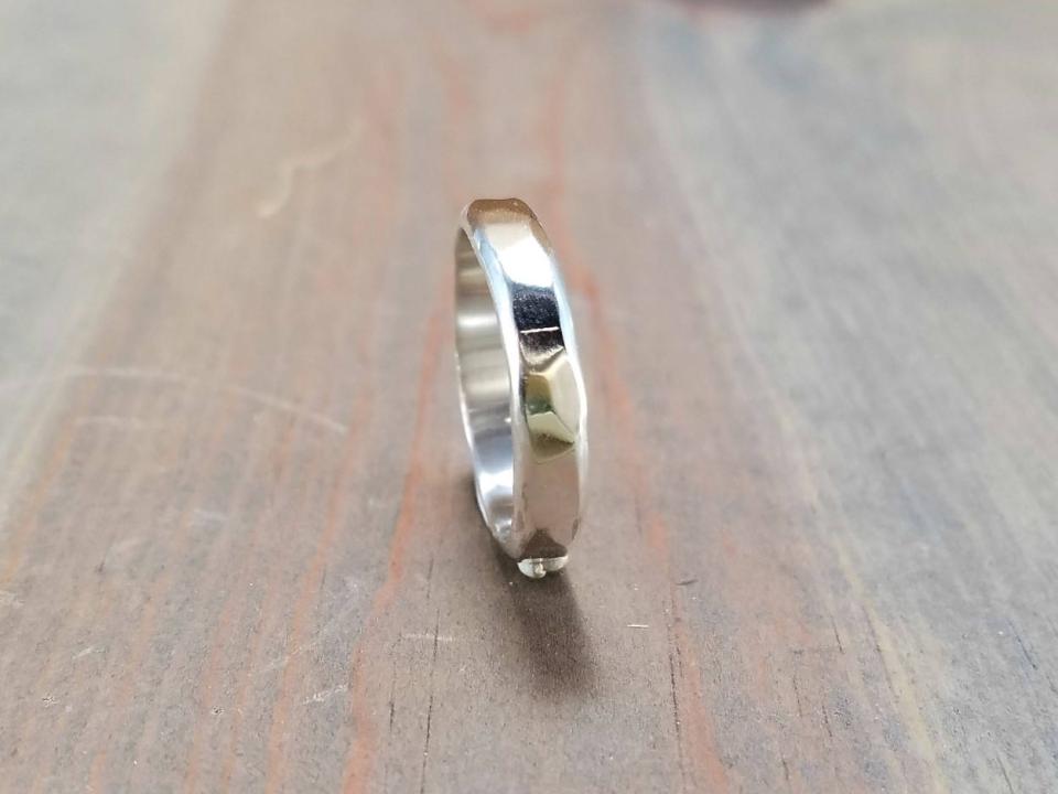 Hammered Silver Ring