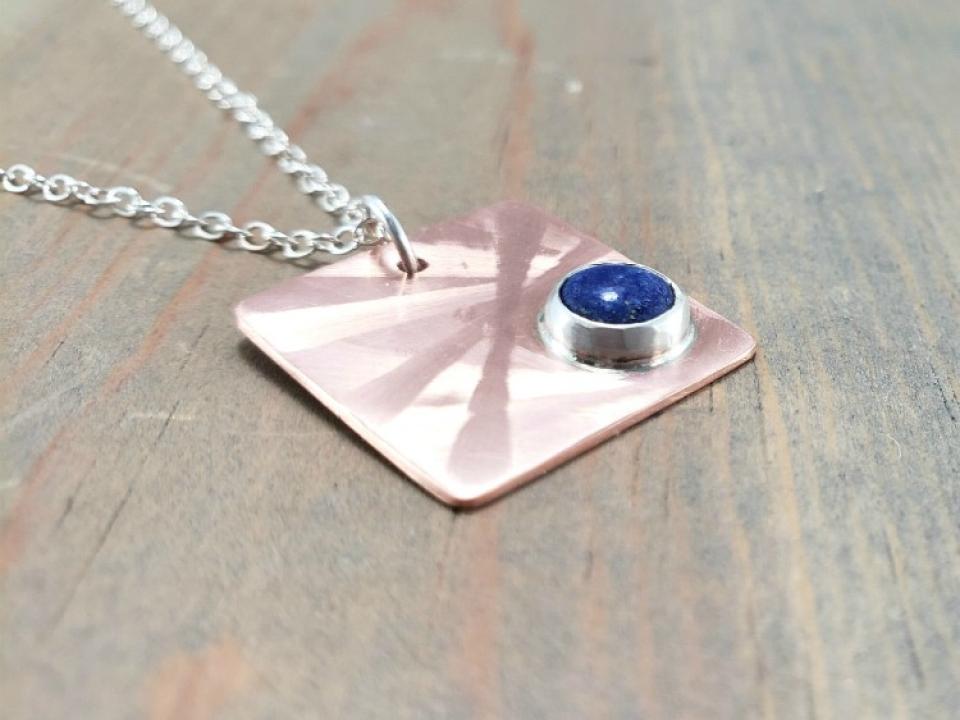 Geometric Layering Necklace