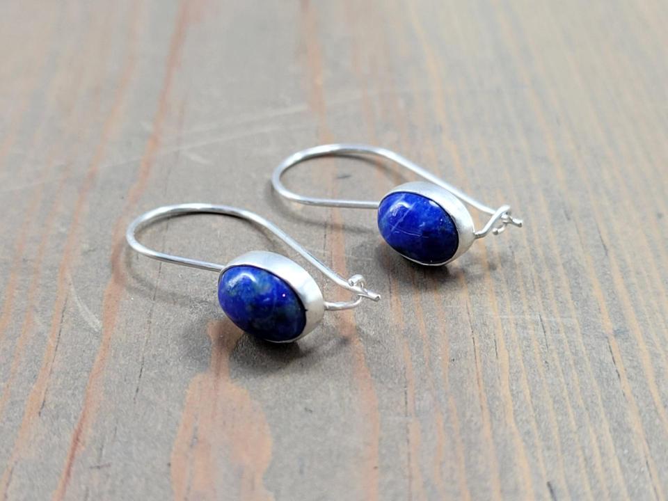 sterling silver latch back earrings