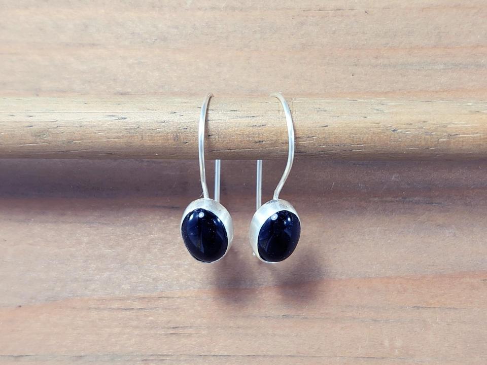 dainty closed hook earrings
