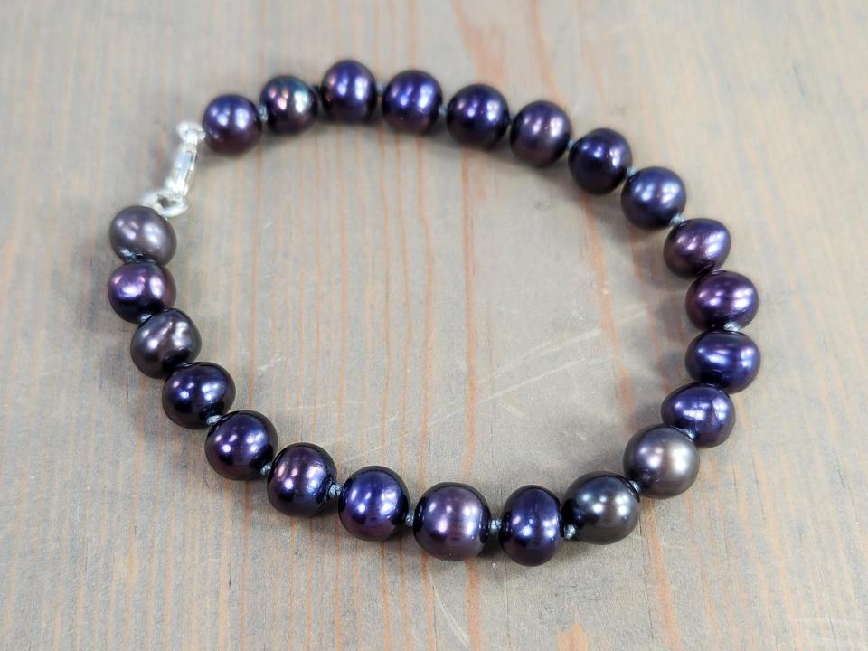 peacock pearl bracelet