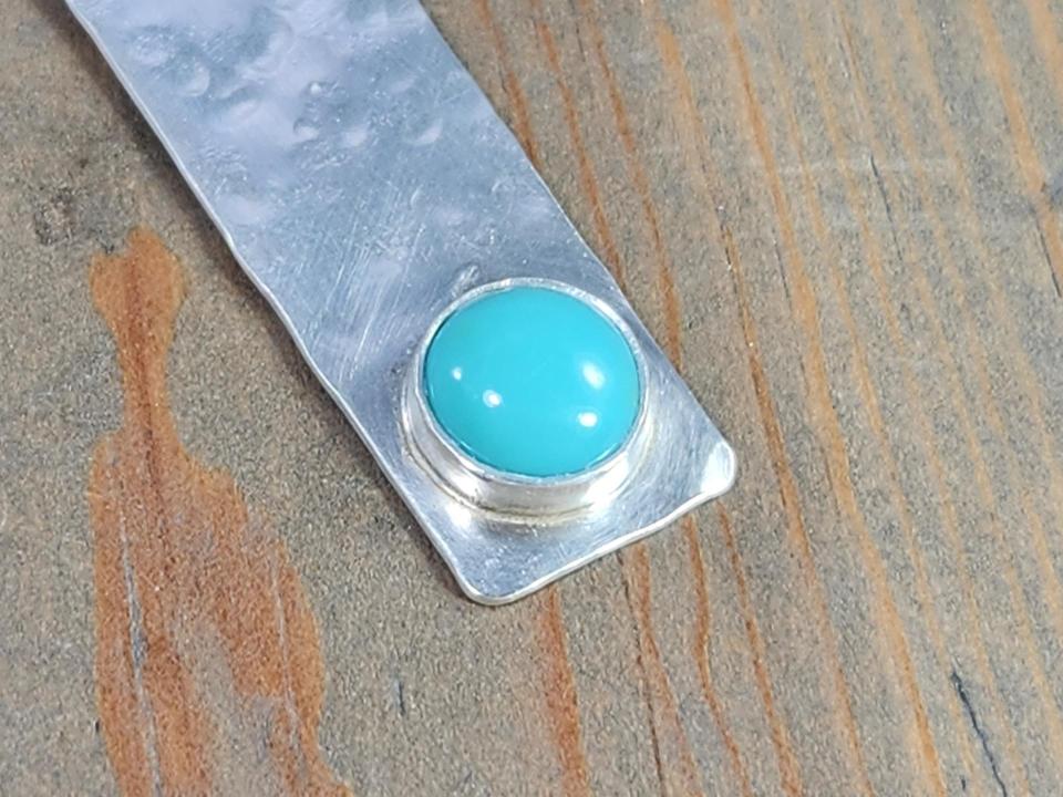 7mm turquoise cabochon