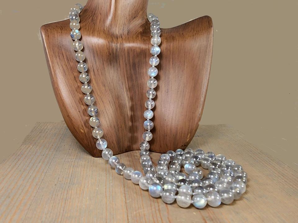 36 Inch Labradorite Necklace