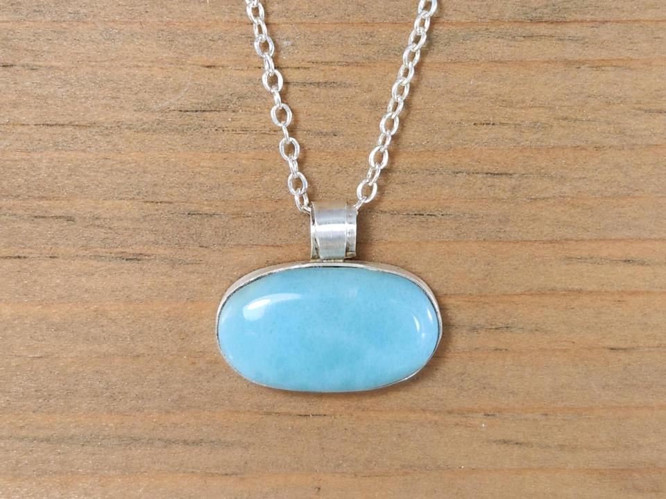 Oval Amazonite Pendant