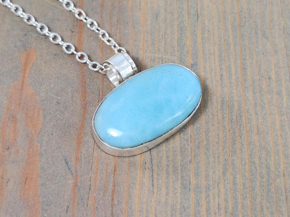 Oval Amazonite Pendant