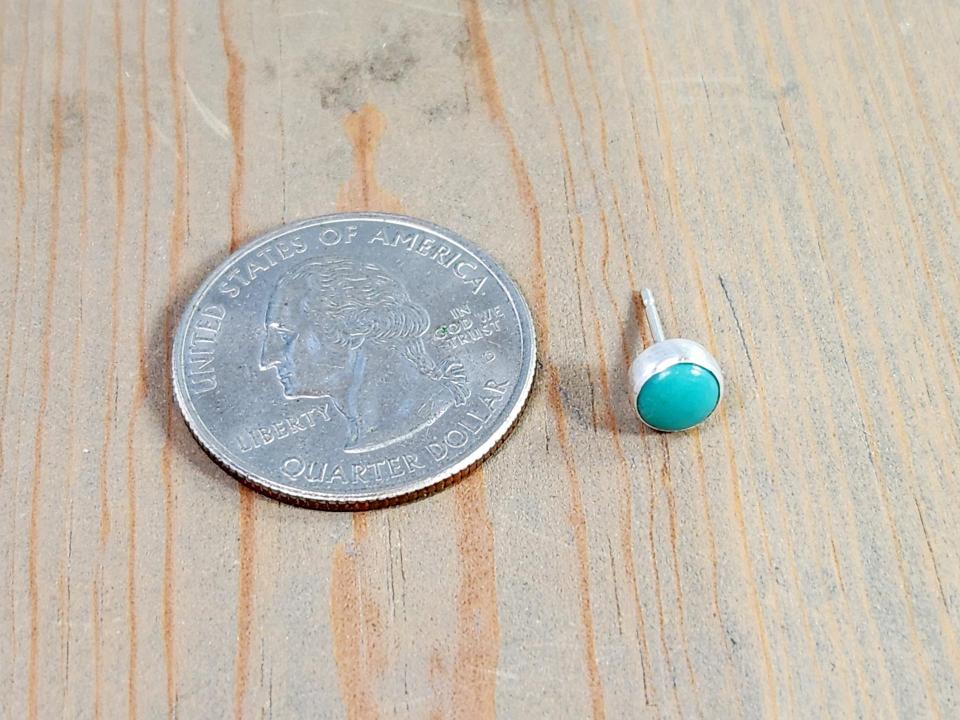 Medium Blue Turquoise Post