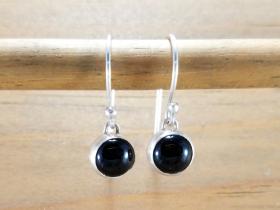 Small Black Onyx Earrings