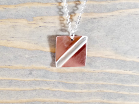 Square Copper Pendant