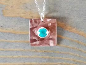 Turquoise Copper Pendant