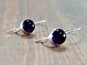 Purple Amethyst Earrings