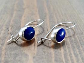 Cobalt Blue Lapis Lazuli Earrings