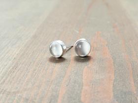 Moonstone earrings post