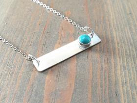 Turquoise layering pendant