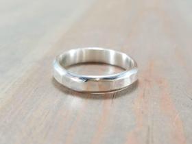 Hammered Silver Ring