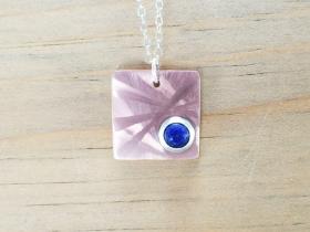 Lapis Lazuli Copper Pendant Necklace