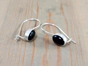 black onyx earring