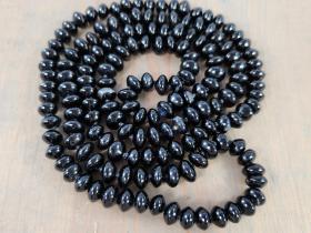 Endless (no clasp) black onyx necklace