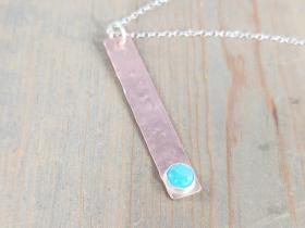 blue turquoise pendant