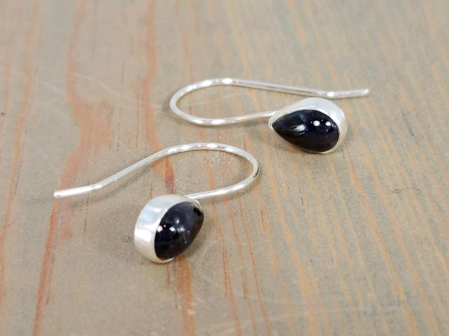 blue iolite earrings