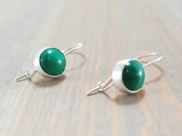 Green Dainty Earrings