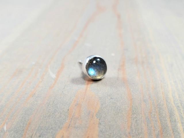 single earring - labradorite